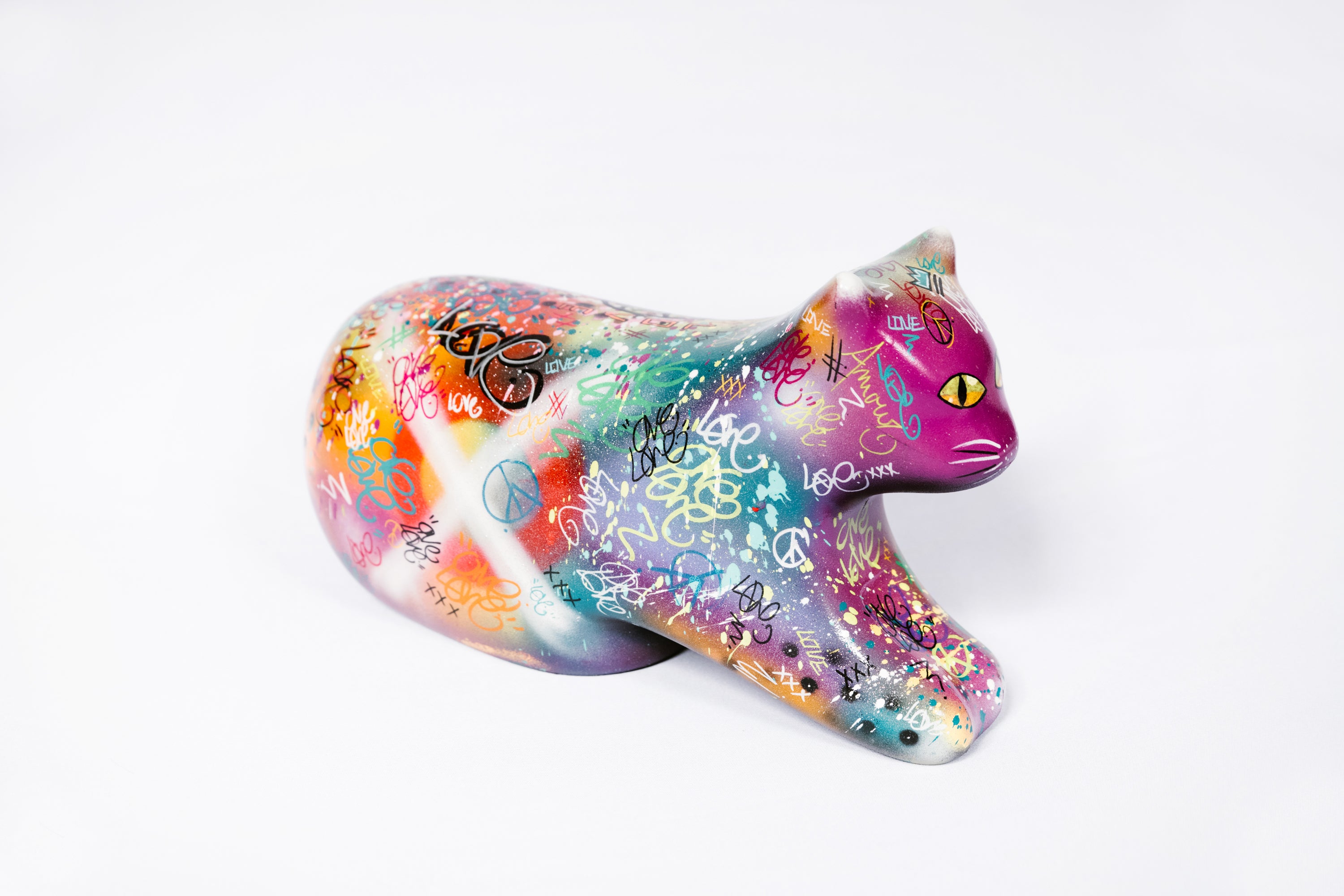 Ty Shee Zen - BEN_ARTS Curious Cat purchase only on order by email